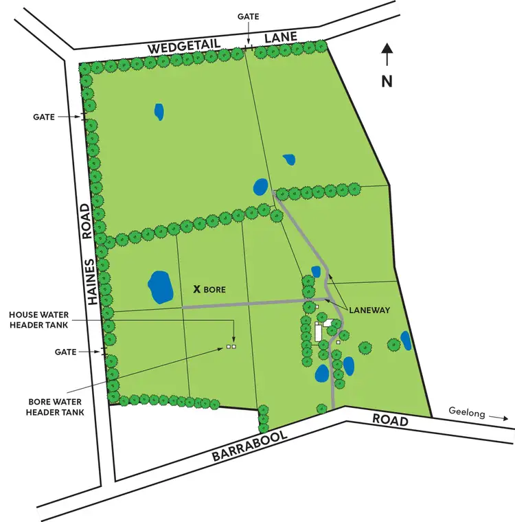 Floorplan of Homely rural property listing, 1100 Barrabool Road, Barrabool VIC 3221