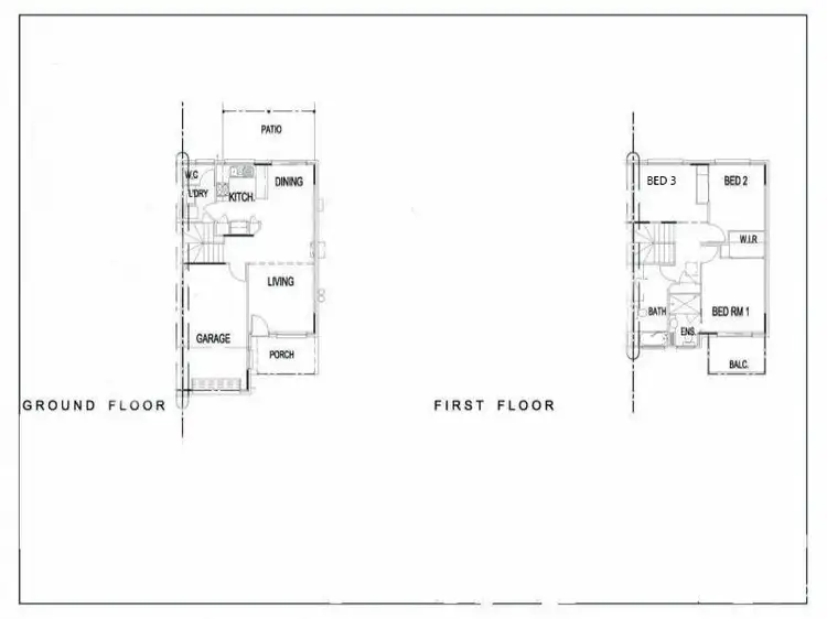Floorplan of Homely townhouse listing, 49/18a Wilga St, Wacol QLD 4076