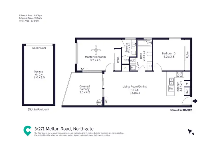 Floorplan of Homely unit listing, 3/271 Melton Road, Northgate QLD 4013