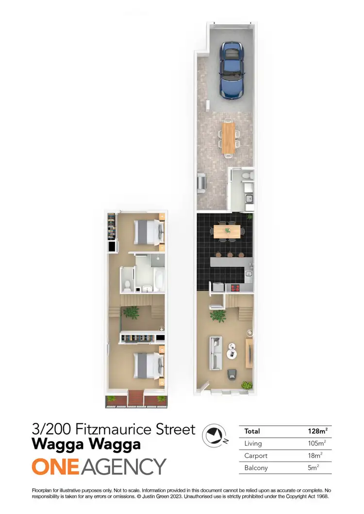 Floorplan of Homely house listing, 3/200 FITZMAURICE STREET, Wagga Wagga NSW 2650