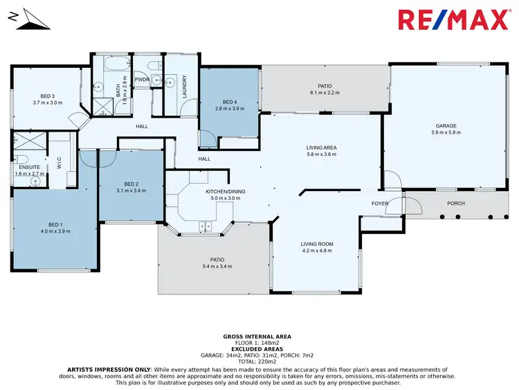 Floorplan of Homely house listing, 36 Kathleen Drive, Bli Bli QLD 4560