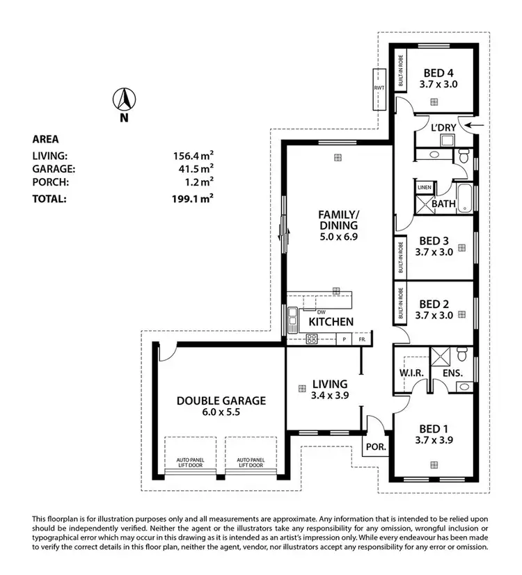 Floorplan of Homely house listing, 7 James Crt, Murray Bridge SA 5253