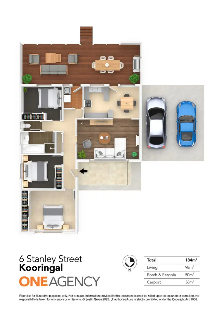 Floorplan of Homely house listing, 6 STANLEY STREET, Kooringal NSW 2650