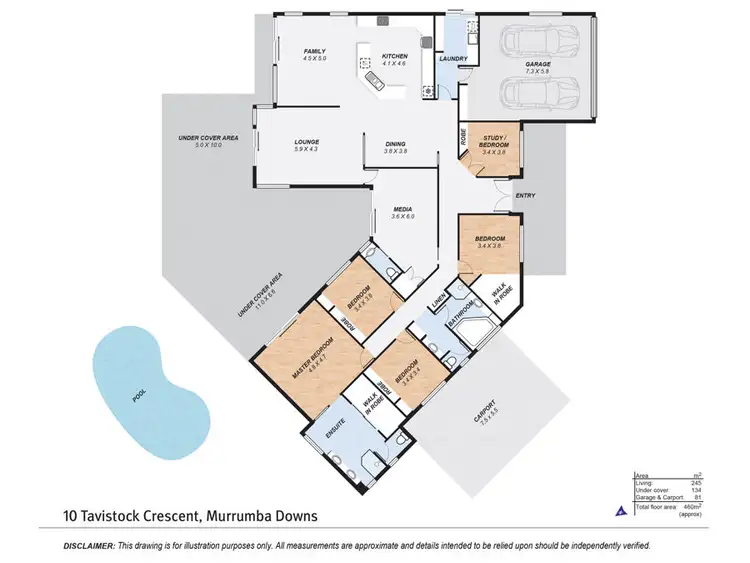 Floorplan of Homely house listing, 10 Tavistock Crescent, Murrumba Downs QLD 4503