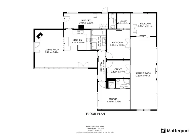 Floorplan of Homely house listing, 412 Henry Street, Deniliquin NSW 2710