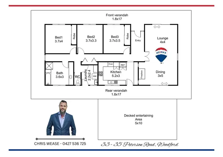 Floorplan of Homely house listing, 33-35 Peterson Road, Woodford QLD 4514