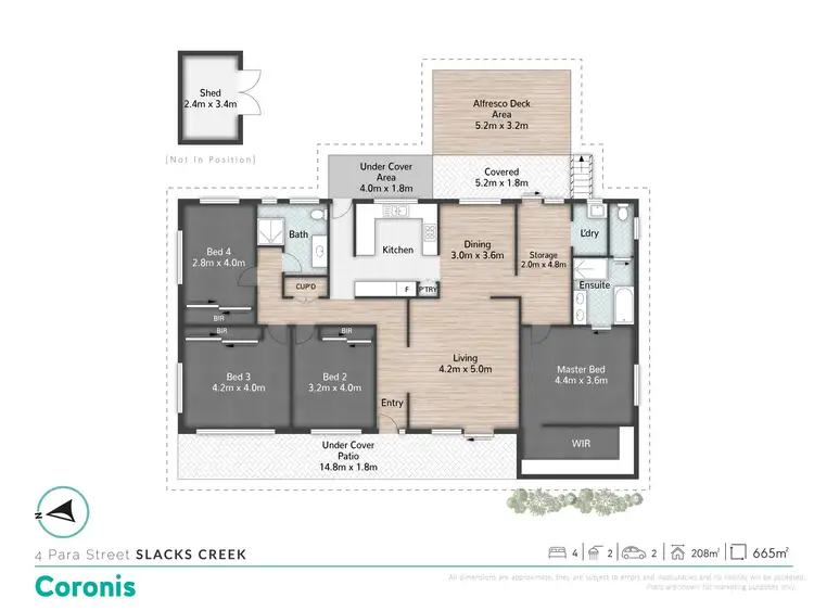 Floorplan of Homely house listing, 4 Para Street, Slacks Creek QLD 4127