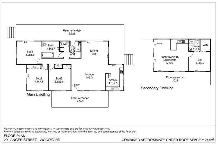 Floorplan of Homely house listing, 29 Langer Street, Woodford QLD 4514