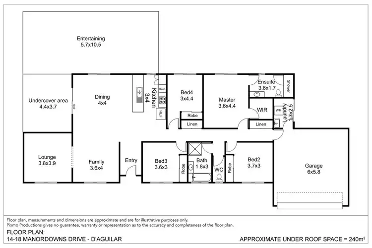 Floorplan of Homely house listing, 14-18 Manordowns Drive, D'aguilar QLD 4514