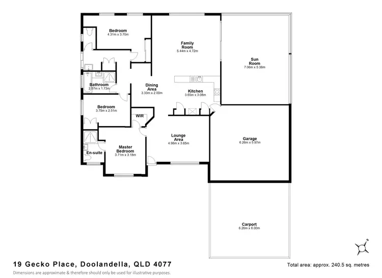 Floorplan of Homely house listing, 19 Gecko Pl, Doolandella QLD 4077