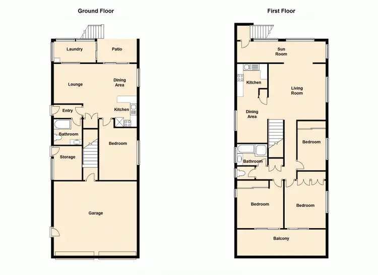 Floorplan of Homely house listing, 34a Dunbar St, Margate QLD 4019