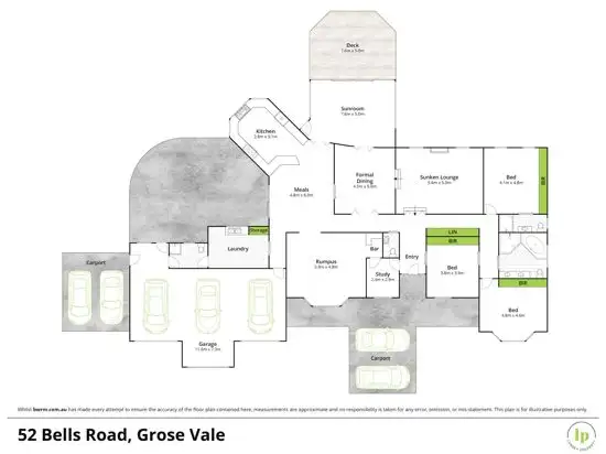 Floorplan of Homely house listing, 52 Bells Road, Grose Vale NSW 2753