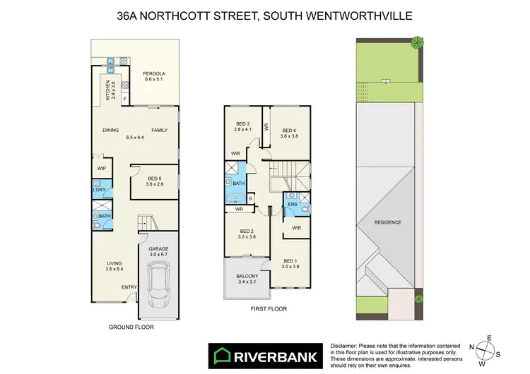 Floorplan of Homely house listing, 36A Northcott Street, South Wentworthville NSW 2145