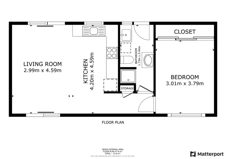 Floorplan of Homely house listing, 269 Hetherington Street, Deniliquin NSW 2710