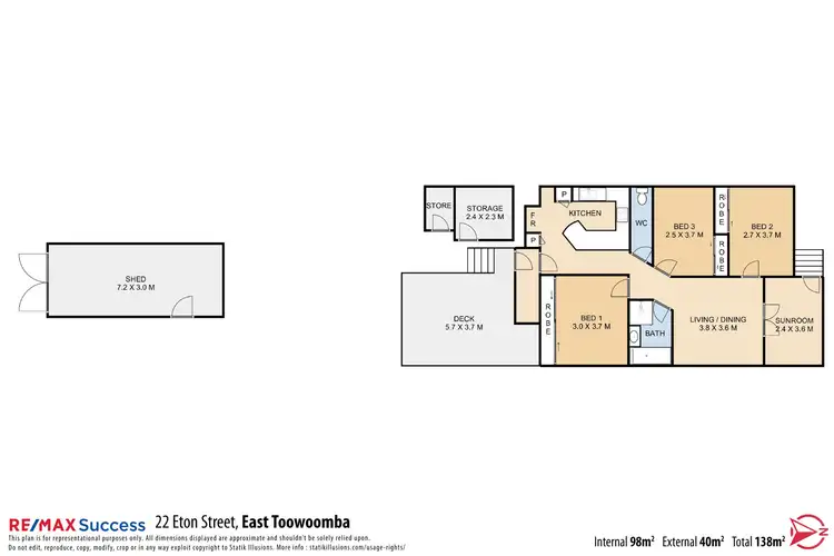 Floorplan of Homely house listing, 22 Eton Street, East Toowoomba QLD 4350