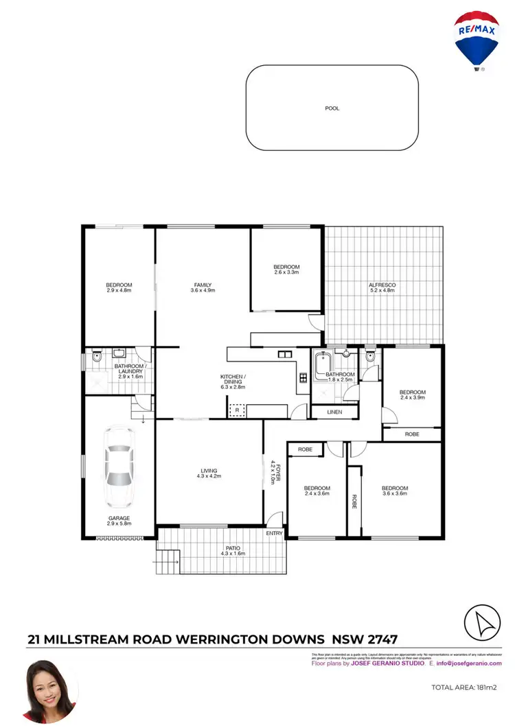 Floorplan of Homely house listing, 21 MILLSTREAM ROAD, Werrington Downs NSW 2747
