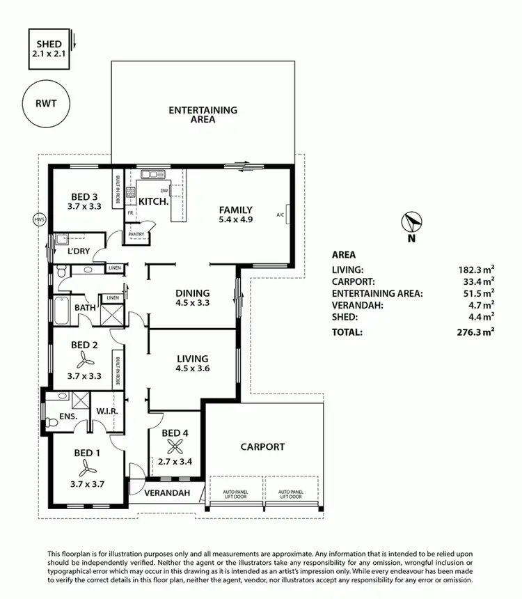 Floorplan of Homely house listing, 17 Forest Drive, Murray Bridge SA 5253