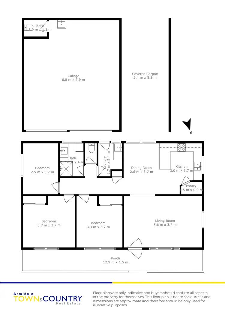 Floorplan of Homely house listing, 13 Birch Crescent, Armidale NSW 2350