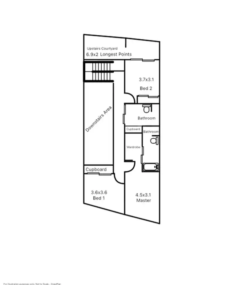 Floorplan of Homely unit listing, 3/4 Nelson Street, Mackay QLD 4740