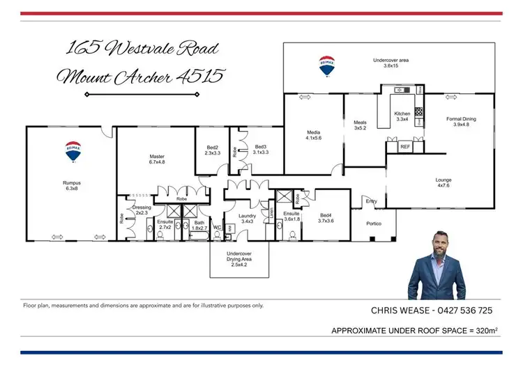 Floorplan of Homely rural property listing, 165 Westvale Road, Mount Archer QLD 4514