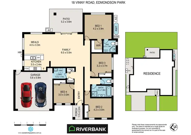 Floorplan of Homely house listing, 18 Vinny Road, Edmondson Park NSW 2174