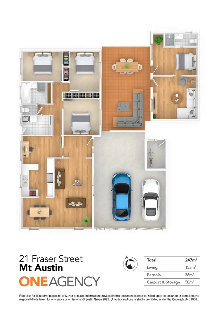 Floorplan of Homely house listing, 21 FRASER STREET, Mount Austin NSW 2650