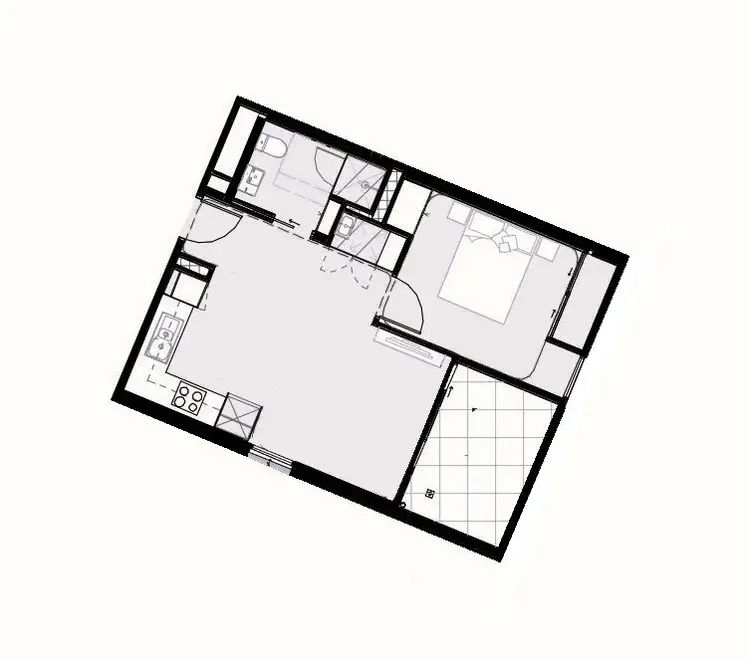 Floorplan of Homely apartment listing, 102/6 Bills Street, Hawthorn VIC 3122