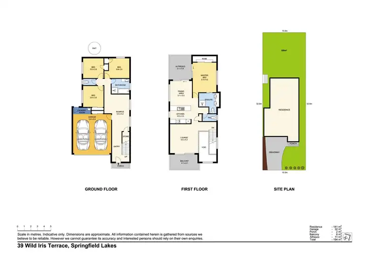 Floorplan of Homely house listing, 39 Wild Iris Terrace, Springfield Lakes QLD 4300