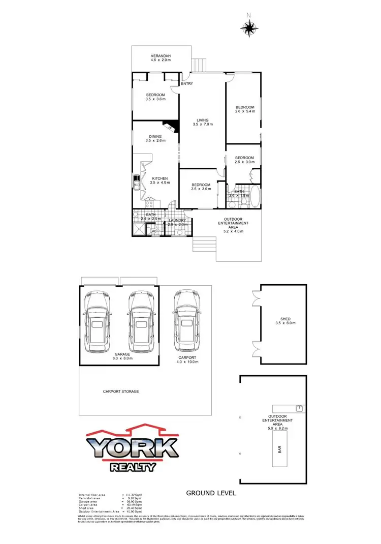 Floorplan of Homely house listing, 7 George Street, Cambooya QLD 4358
