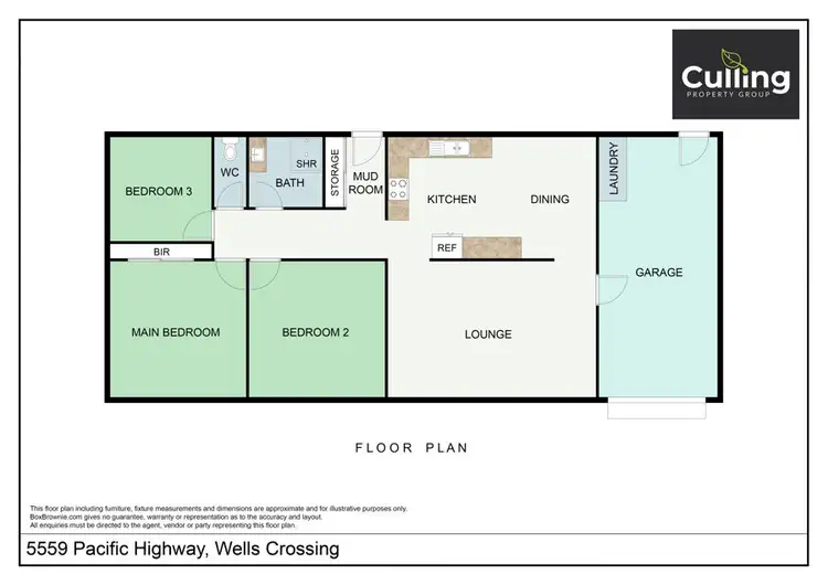 Floorplan of Homely rural property listing, 5559 Pacific Highway, Wells Crossing NSW 2460