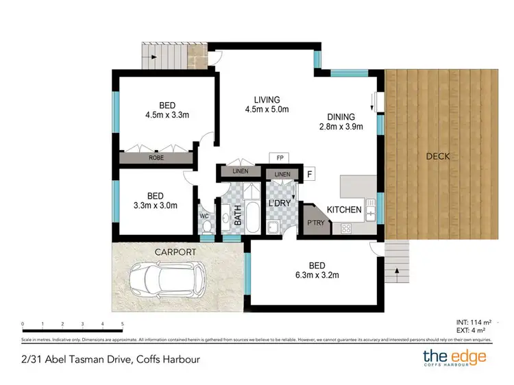 Floorplan of Homely villa listing, 2/31 Abel Tasman Drive, Coffs Harbour NSW 2450