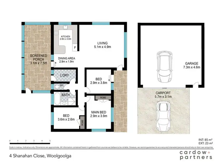 Floorplan of Homely house listing, 4 Shanahan Close, Woolgoolga NSW 2456
