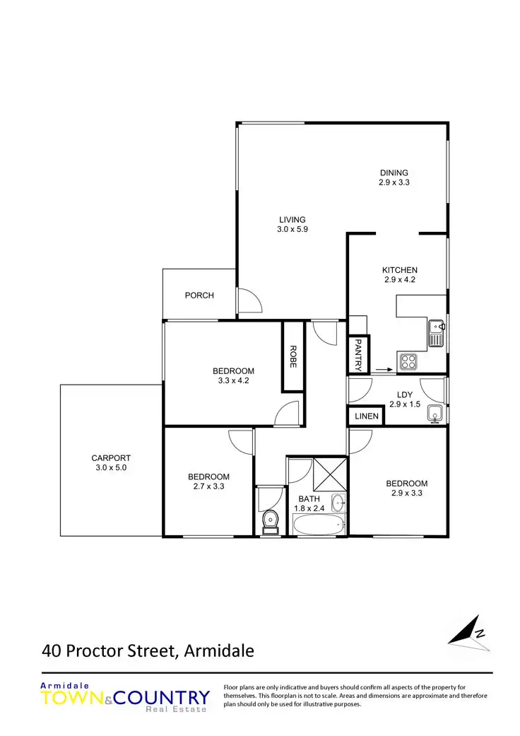 Floorplan of Homely house listing, 40 Proctor Street, Armidale NSW 2350