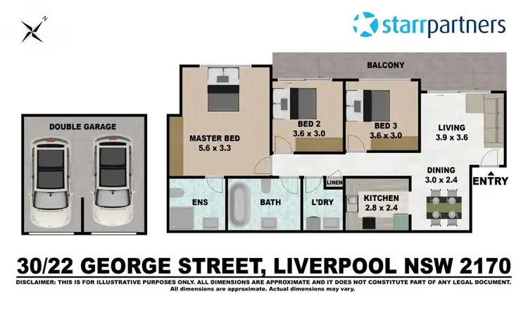 Floorplan of Homely unit listing, 30/20-22 GEORGES STREET, Liverpool NSW 2170