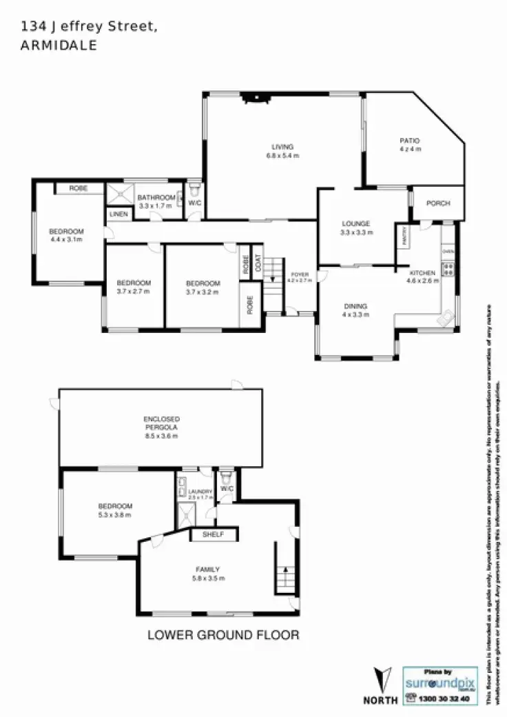Floorplan of Homely house listing, 134 Jeffery Street, Armidale NSW 2350