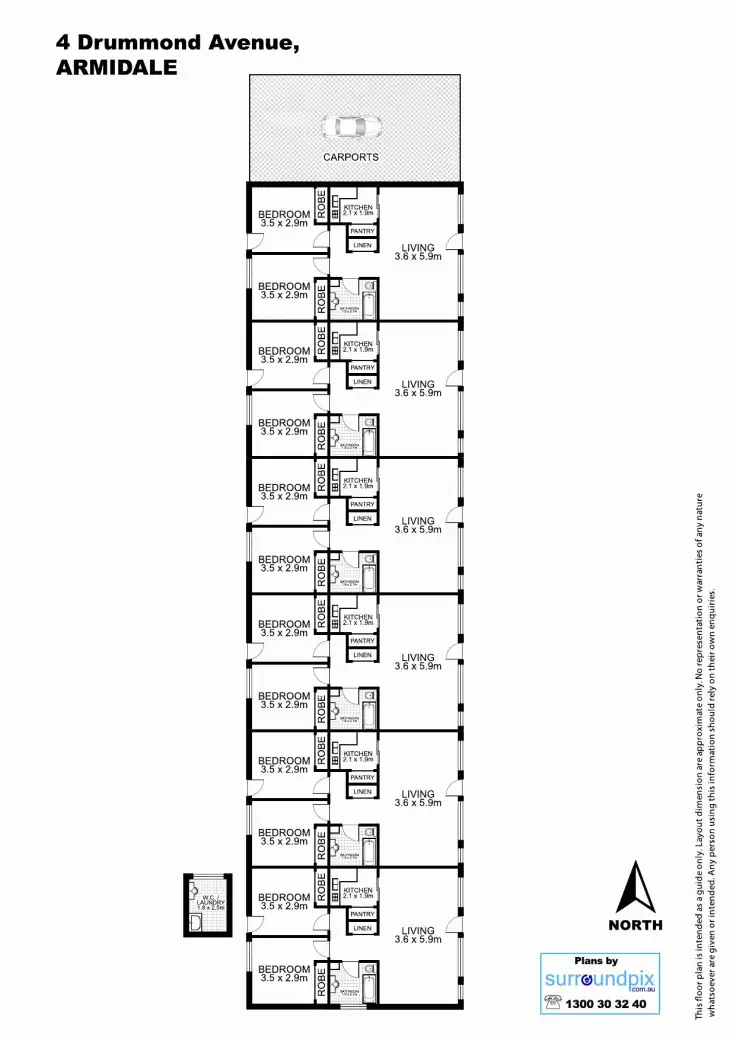 Floorplan of Homely block of units listing, Address available on request