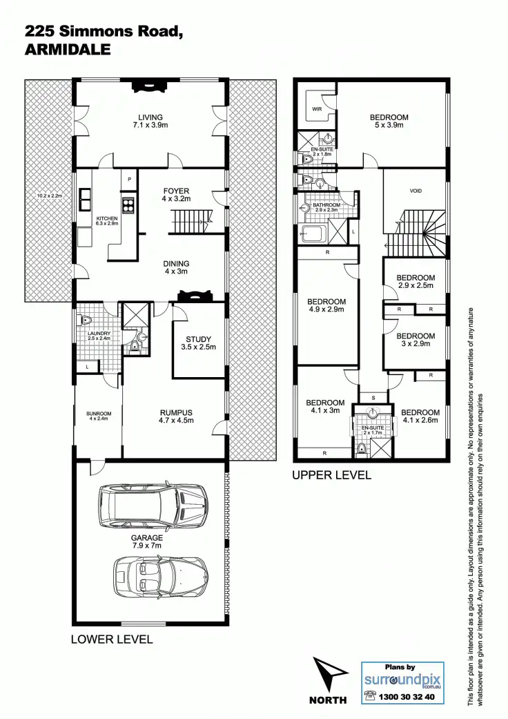 Floorplan of Homely rural property listing, 225 Simmons Road, Armidale NSW 2350