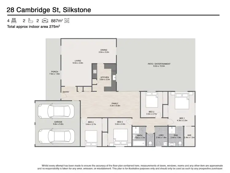 Floorplan of Homely house listing, 28 Cambridge Street, Silkstone QLD 4304
