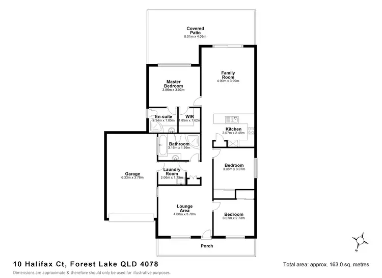 Floorplan of Homely house listing, 10 Halifax Ct, Forest Lake QLD 4078