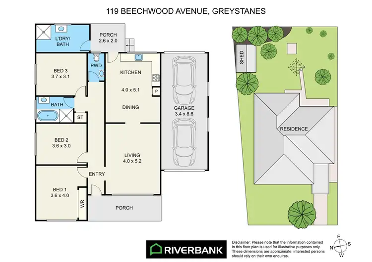 Floorplan of Homely house listing, 119 Beechwood Avenue, Greystanes NSW 2145