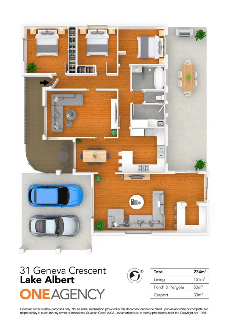Floorplan of Homely house listing, 31 GENEVA CRESCENT, Lake Albert NSW 2650