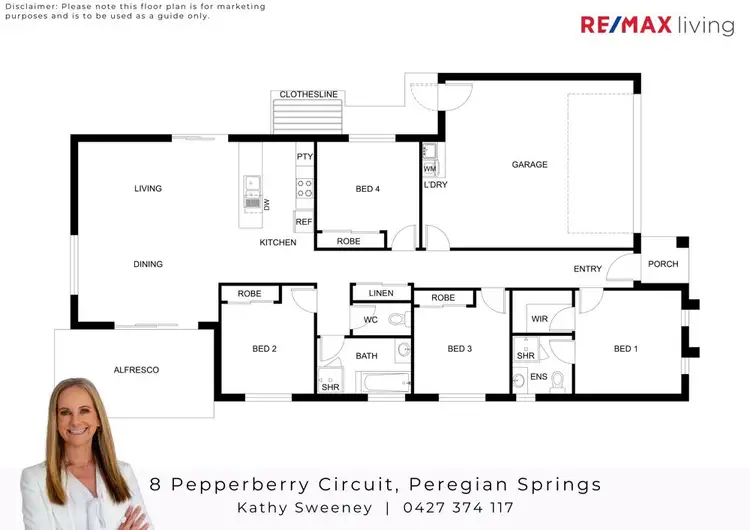 Floorplan of Homely house listing, 8 Pepperberry Circuit, Peregian Springs QLD 4573