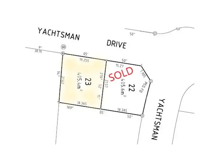 Floorplan of Homely land listing, 23/13 Yachtsman Drive, Safety Beach NSW 2456