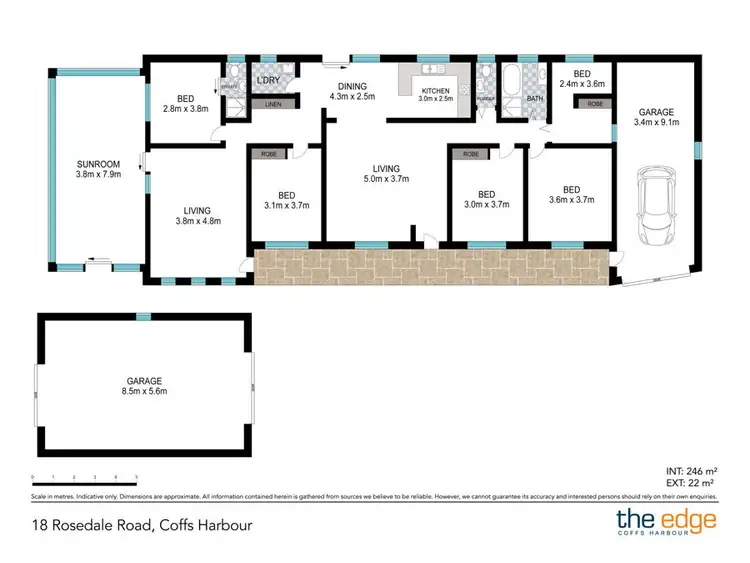 Floorplan of Homely house listing, 18 Rosedale Road, Coffs Harbour NSW 2450