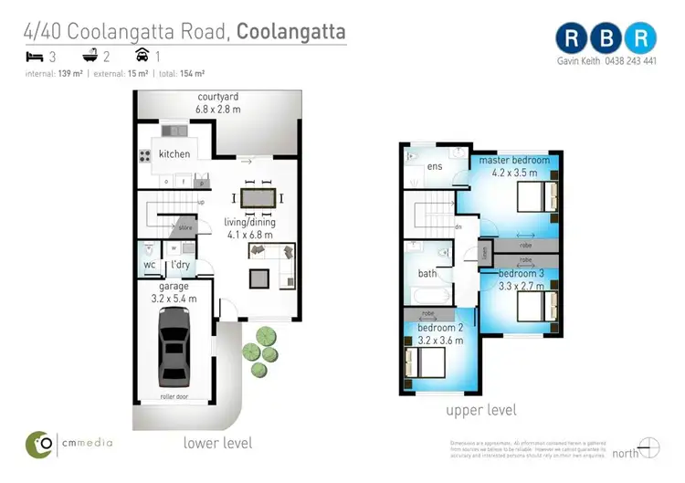Floorplan of Homely townhouse listing, 4/40 Coolangatta Road, Coolangatta QLD 4225