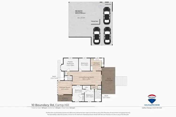 Floorplan of Homely house listing, 8 to 10 Boundary RD, Camp Hill QLD 4152