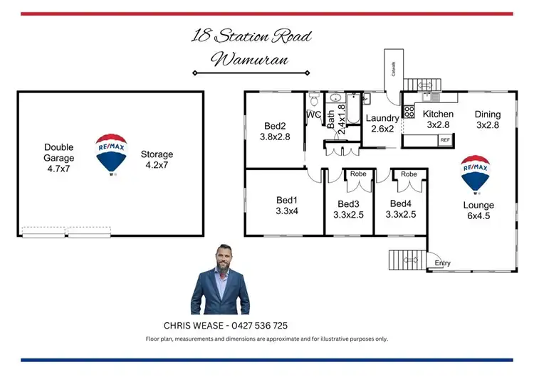 Floorplan of Homely house listing, 18 Station Road, Wamuran QLD 4512