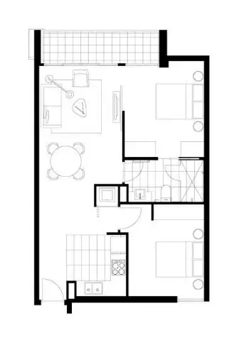 Floorplan of Homely apartment listing, 701/285 City Road, (71/285), Southbank VIC 3006