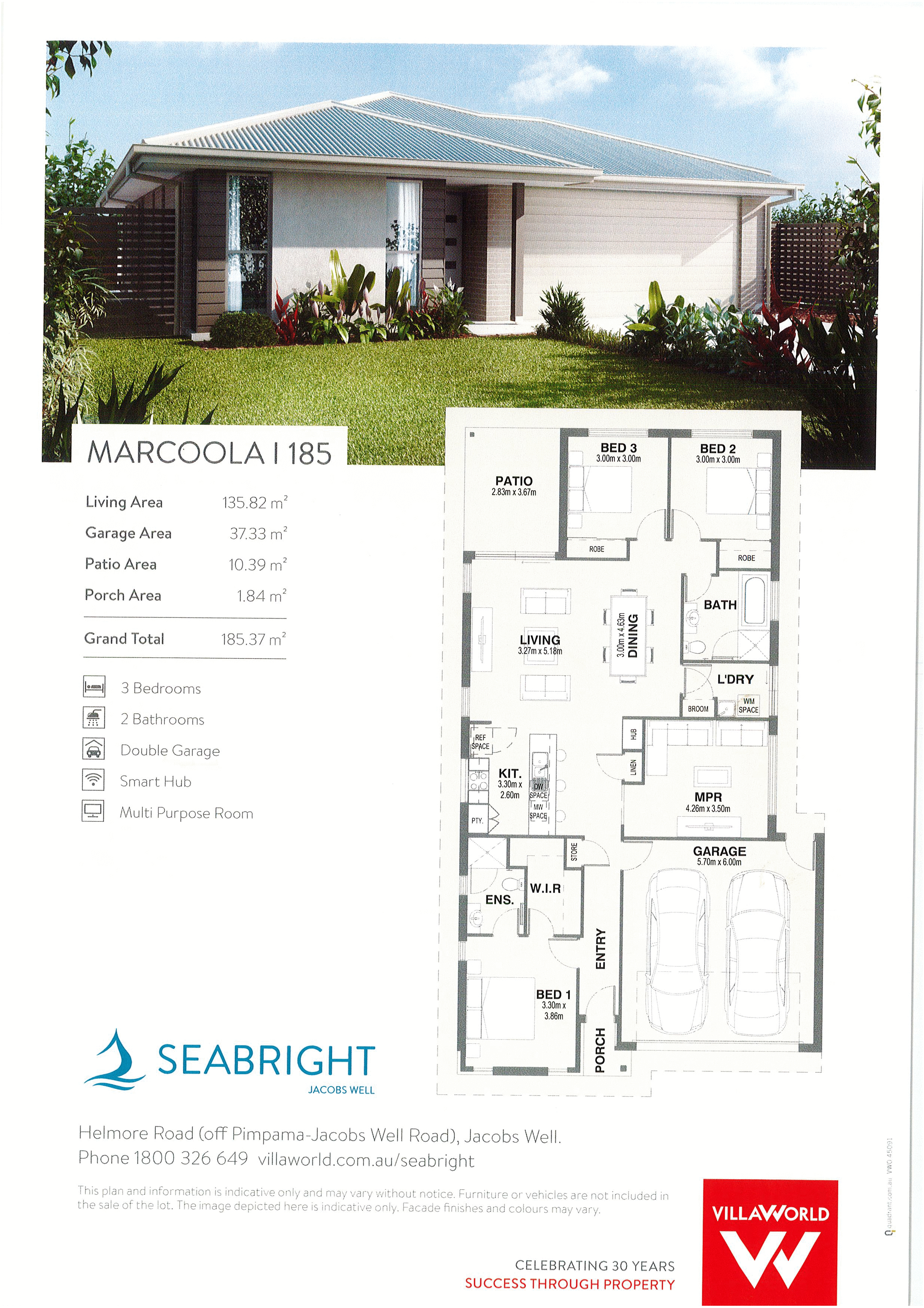 Floorplan of Homely house listing, 10 Seabright Circuit, Jacobs Well QLD 4208