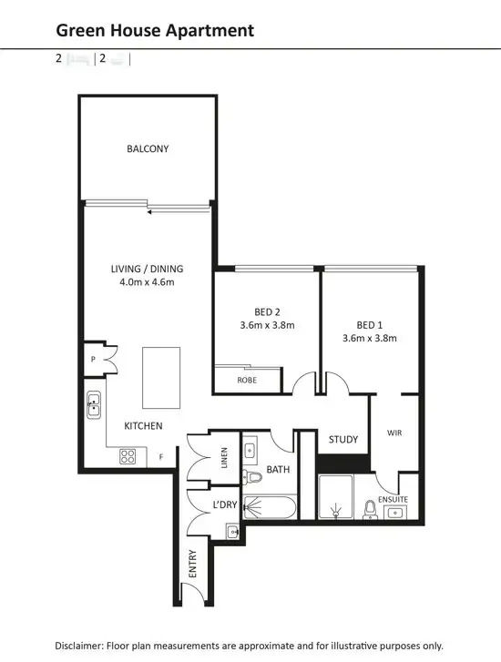 Floorplan of Homely apartment listing, 81602 /23 Mollison St, West End QLD 4101
